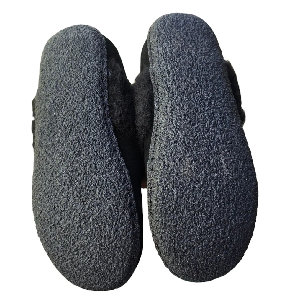 🔥NIB Sorel NAKISKA™ Slide II Youth Slippers, Black, Sea Salt, Size Youth 2